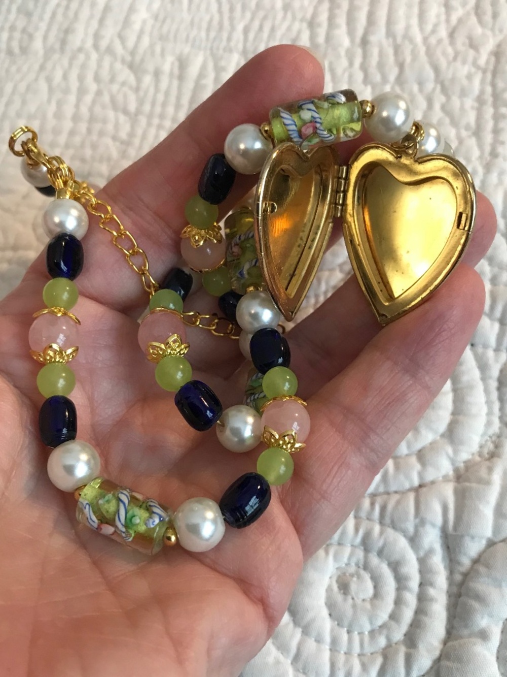 “My Open Heart”: Artisan necklace - Picture 14 of 14